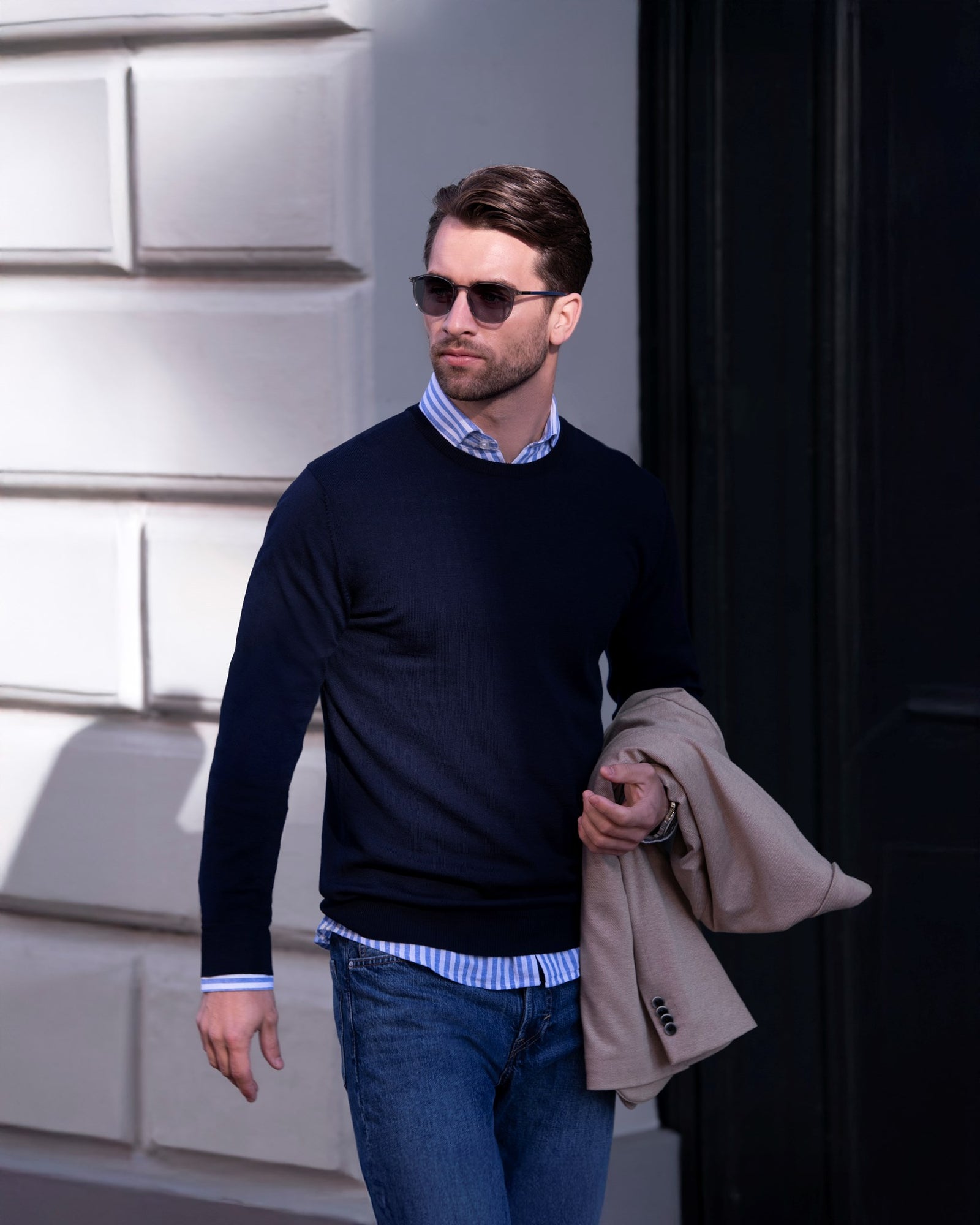 Beaufort Men Navy Back