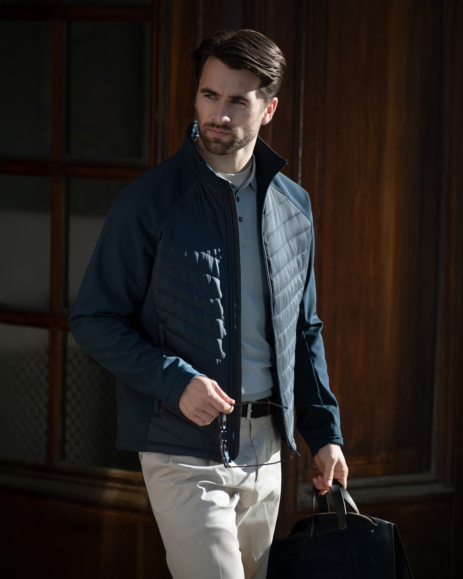 Bloomsdale Men Navy Back