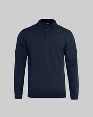 Brighton Long Sleeve Polo Men - Navy
