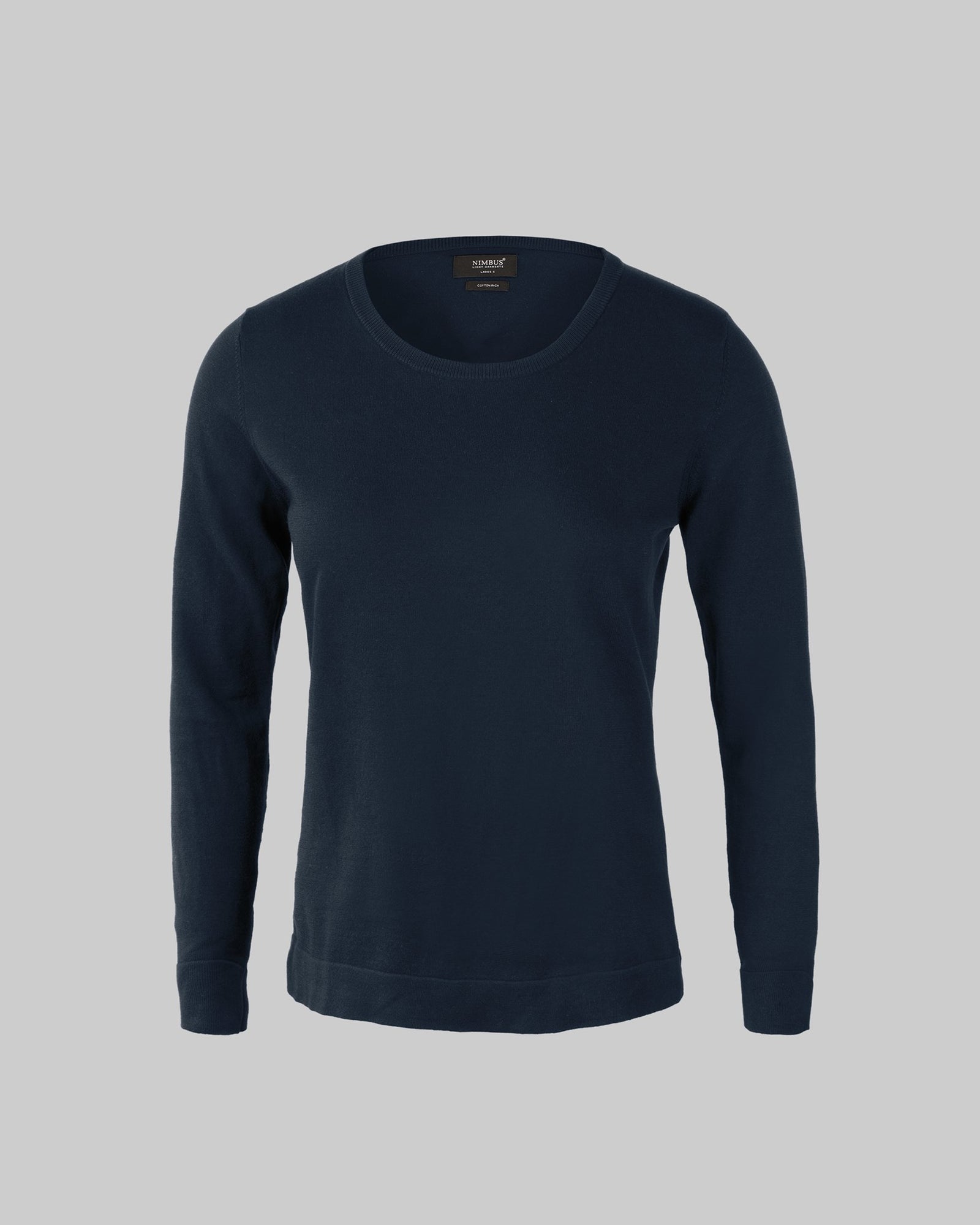 Brighton O Neck Women Navy Back