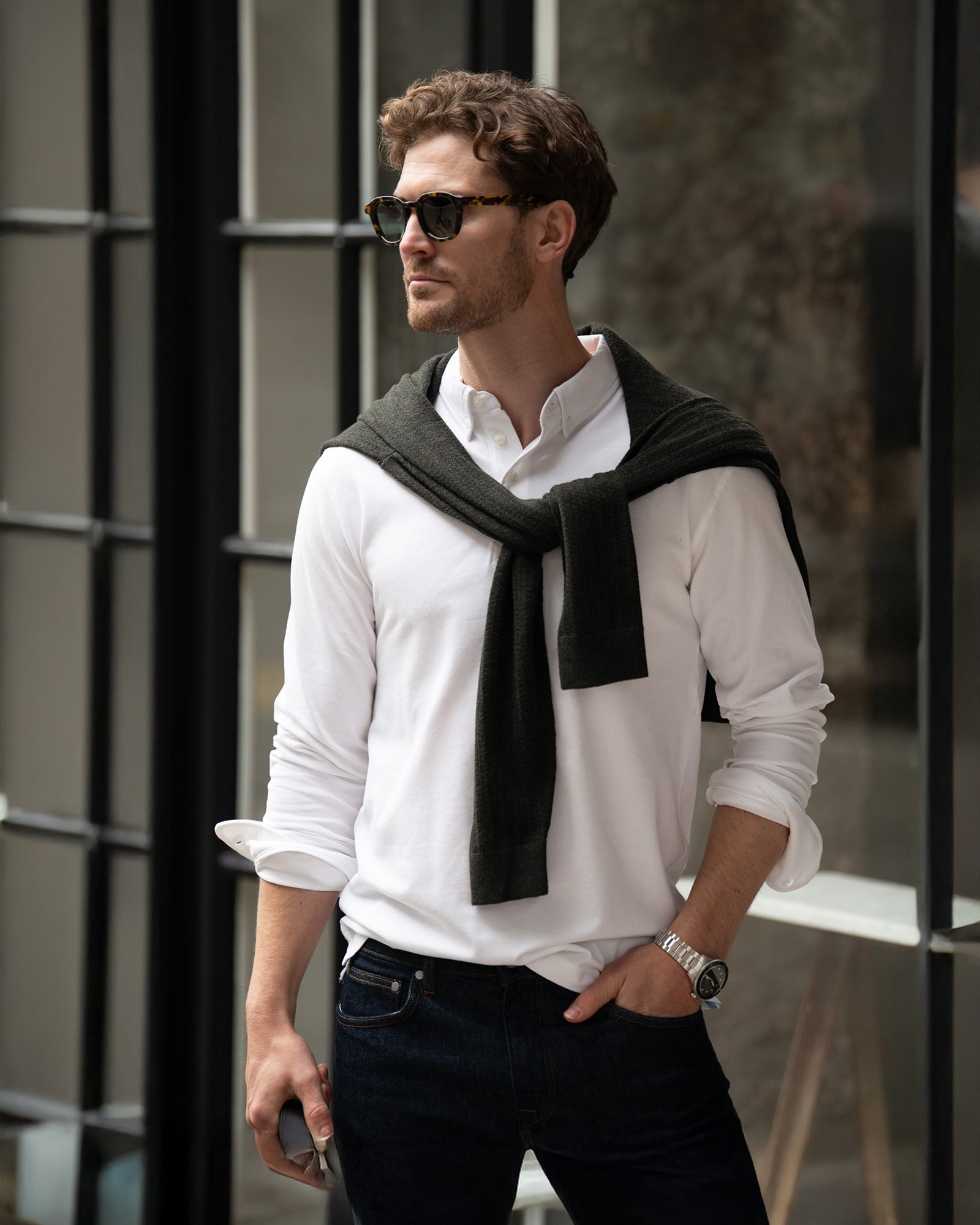 Carlington Men Olive Back