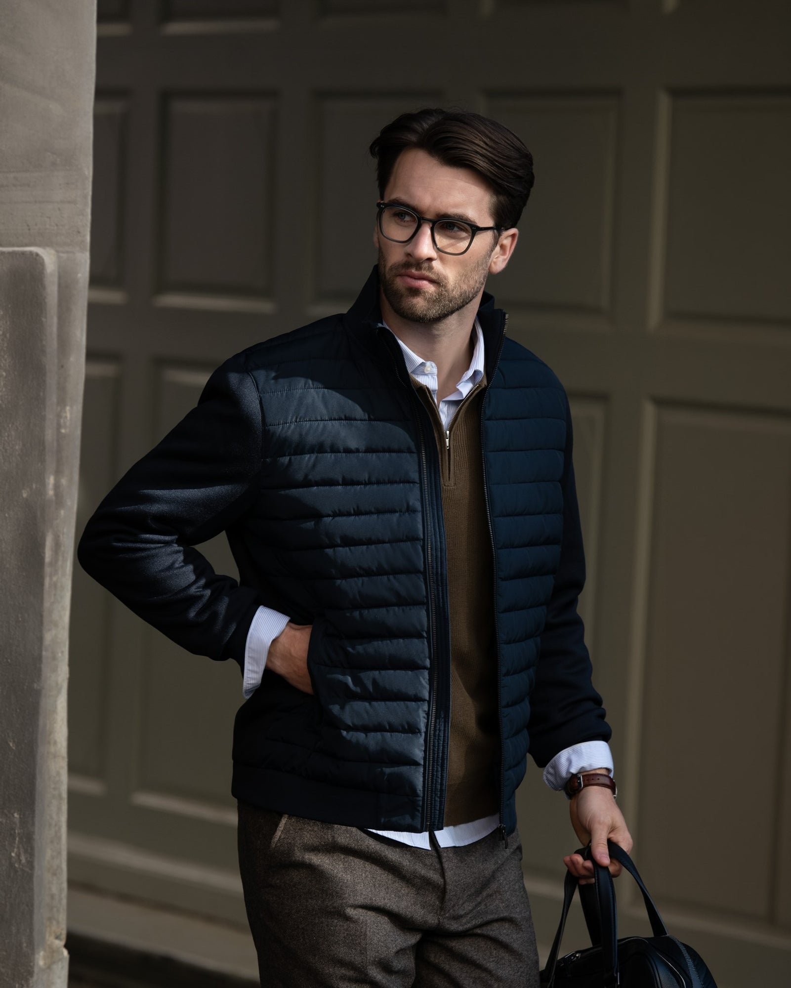 Crescent Men Navy Back