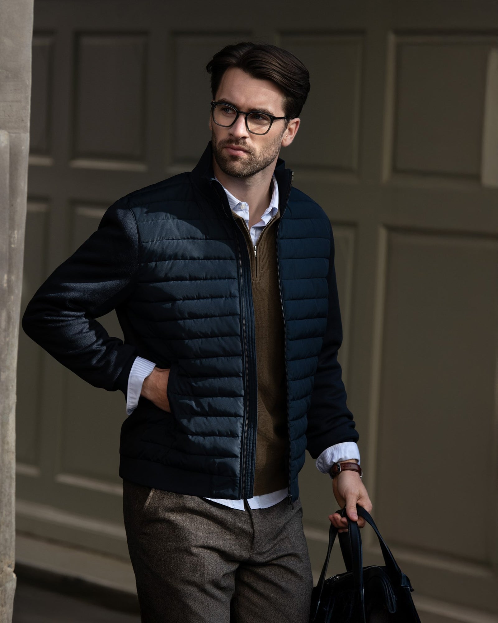 Crescent Men Black Back