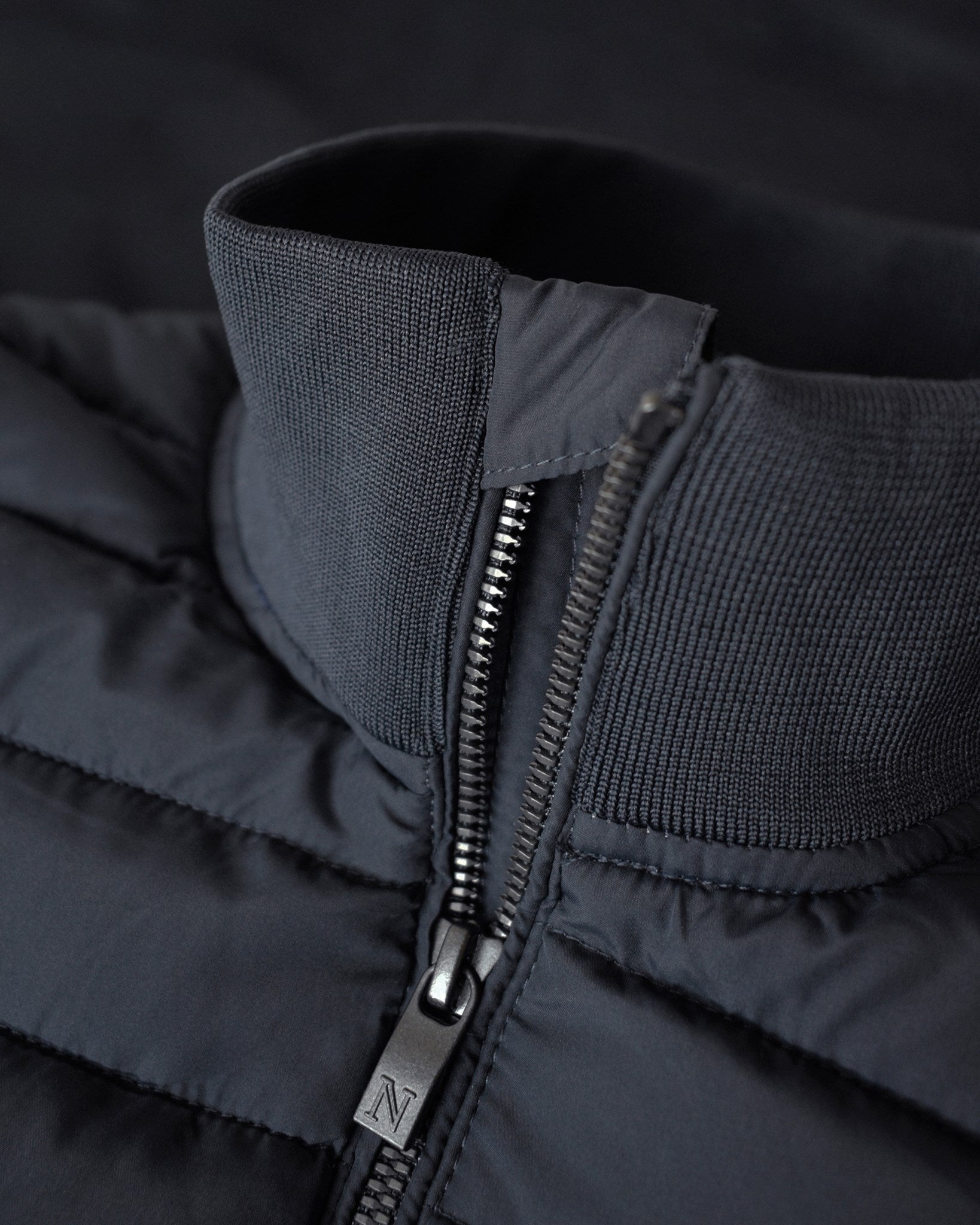 Cresent Men Navy Closeup 1