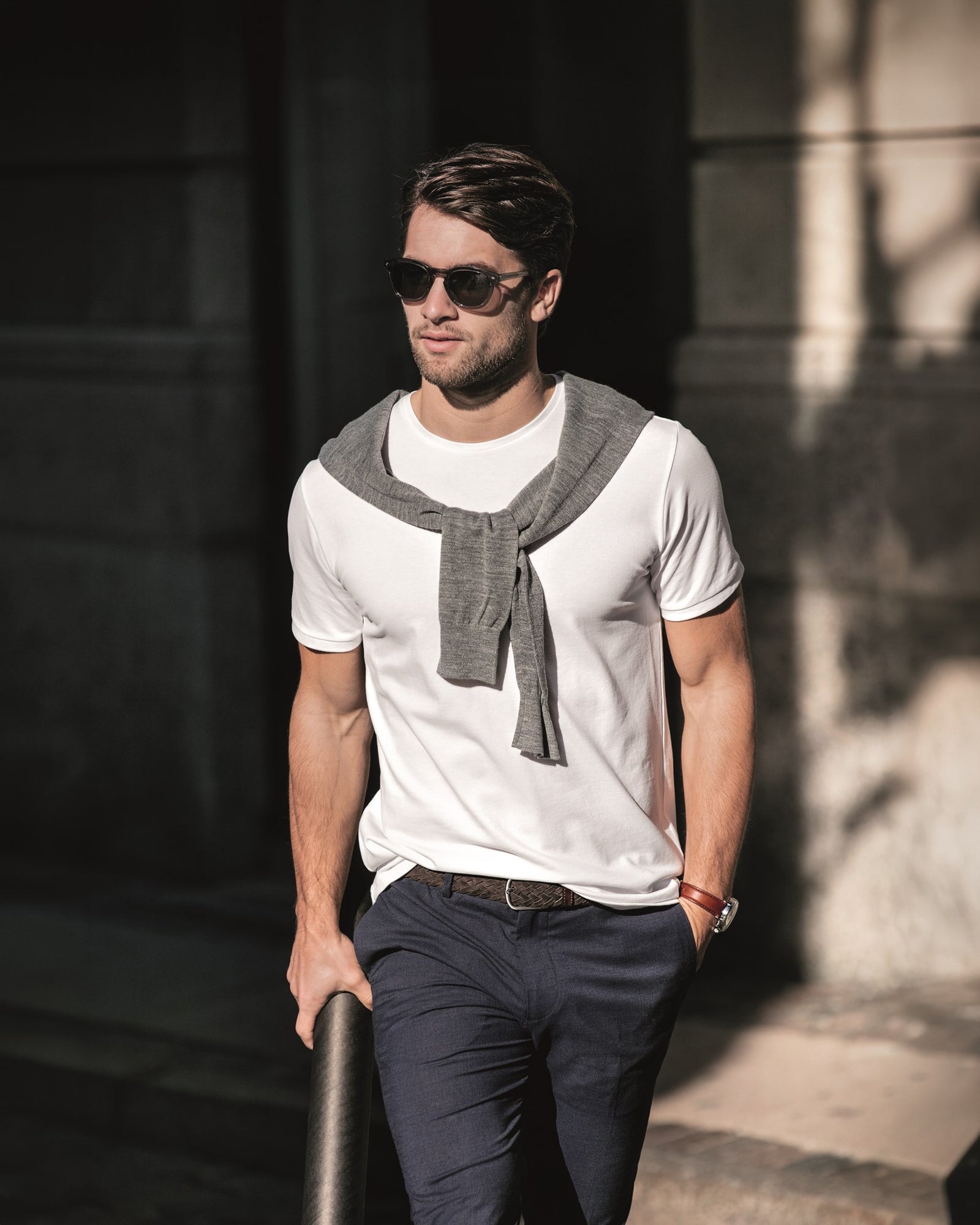 Orlando Men Black Melange Back