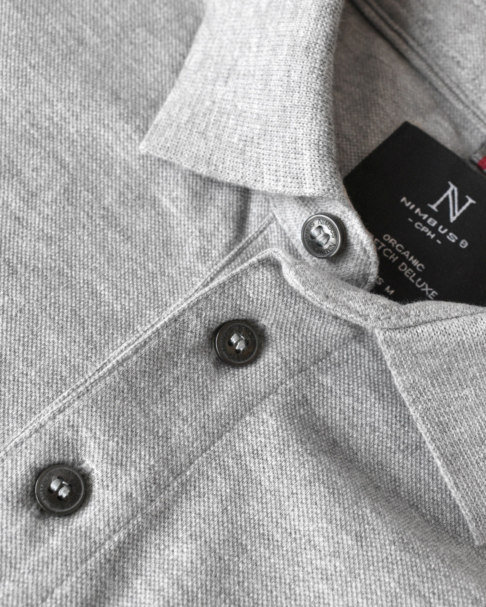 Harvard Classic Men Grey Melange Closeup 1