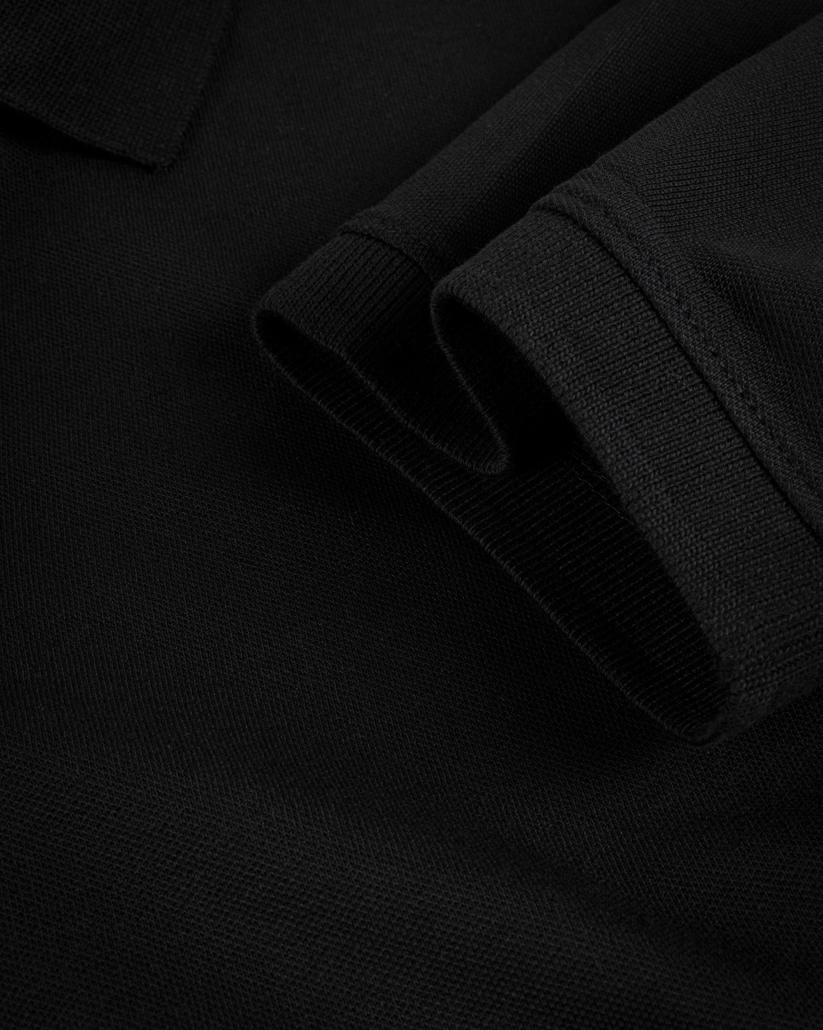 Harvard V Neck Men Black Closeup 3