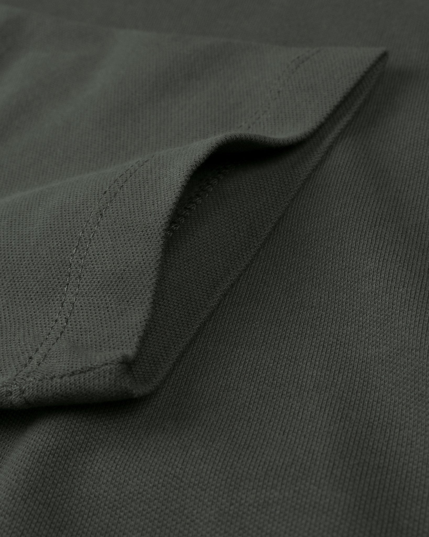 Harvard V Neck Women Olive Closeup 2