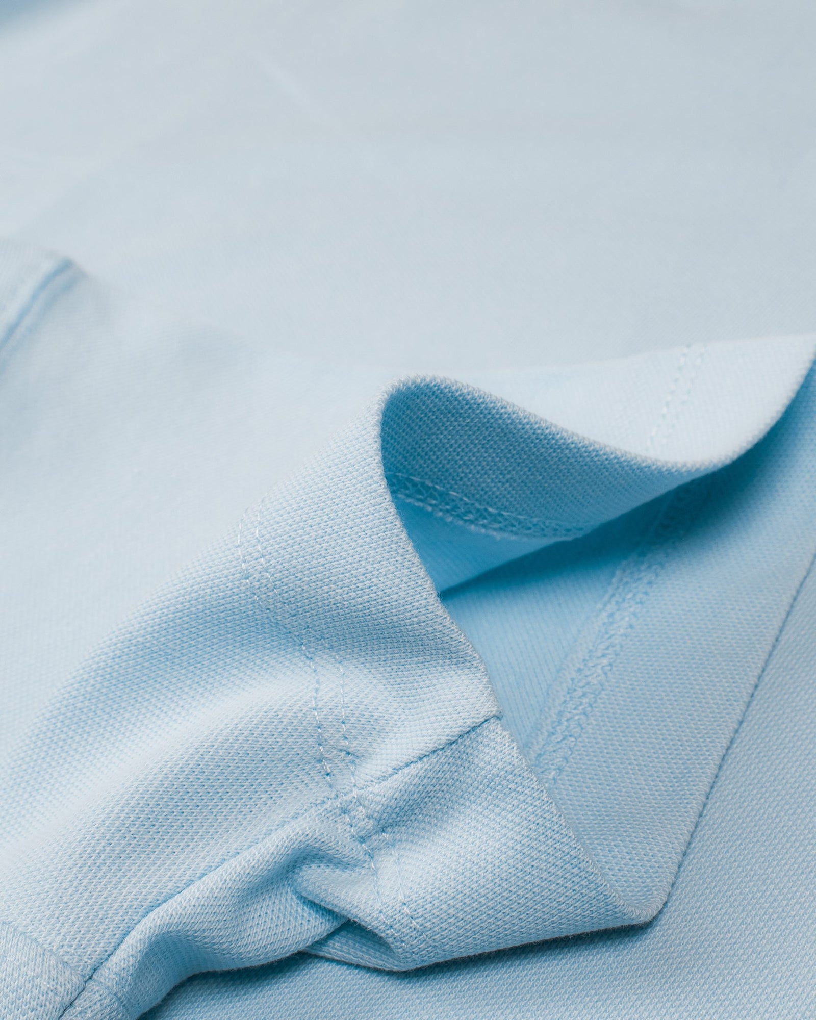 Harvard V Neck Women Sky Blue Back