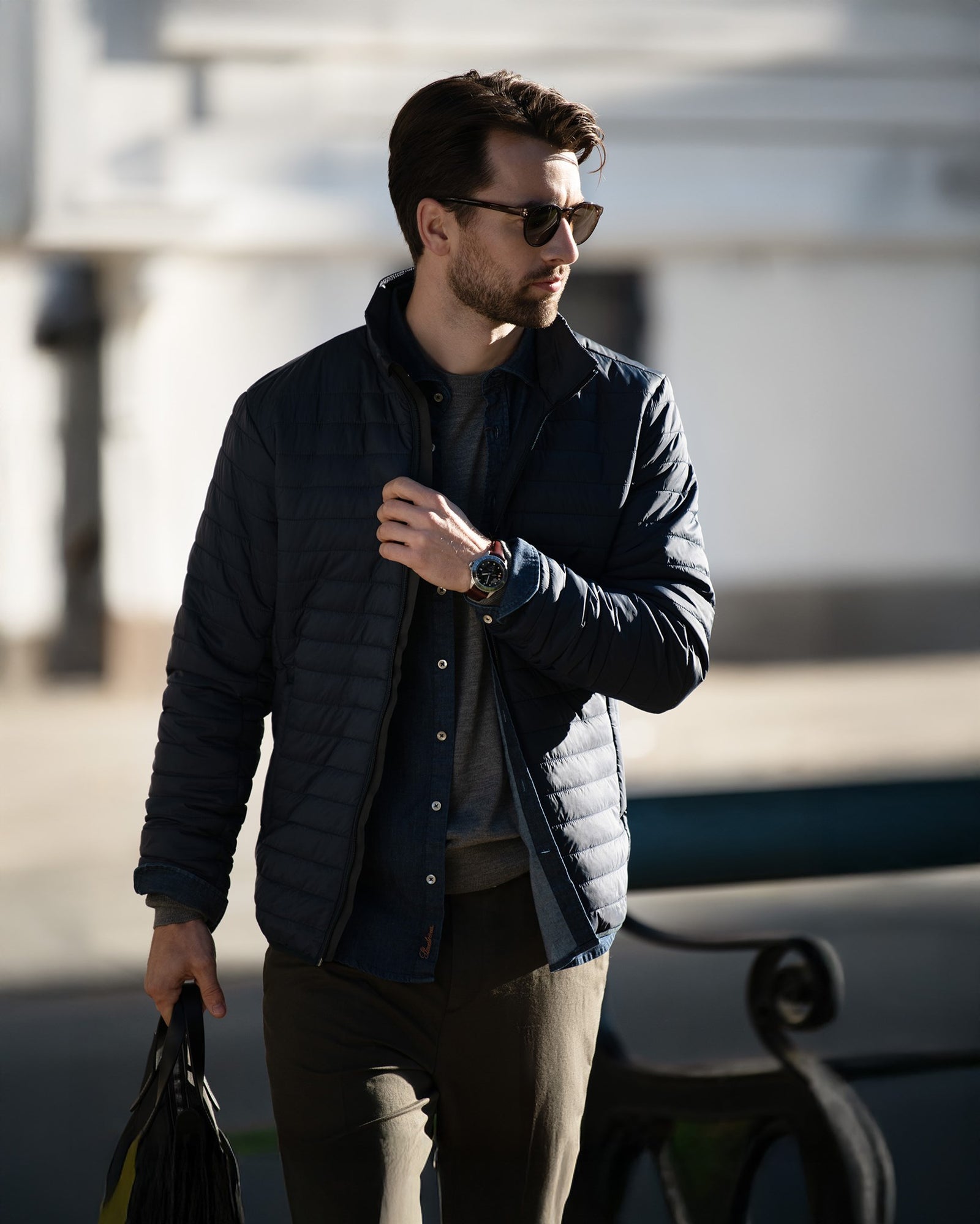 Olympia Men Navy Back