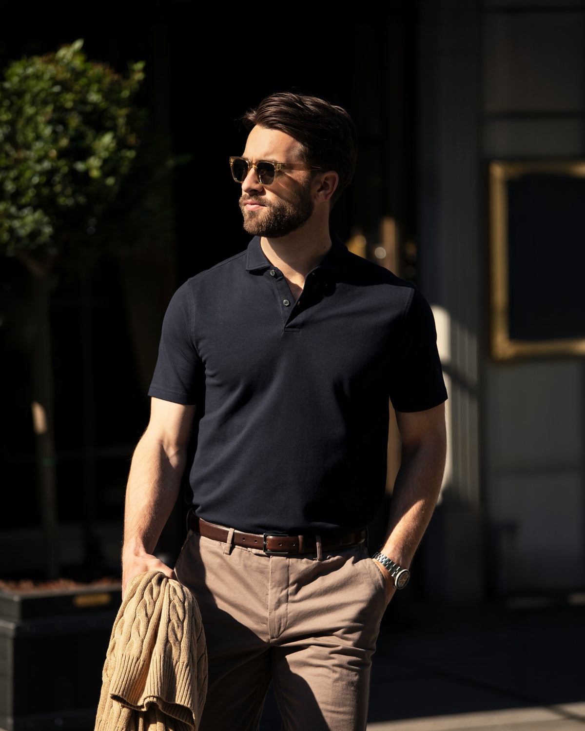 Princeton Men Dark Navy AW25 Modelimage