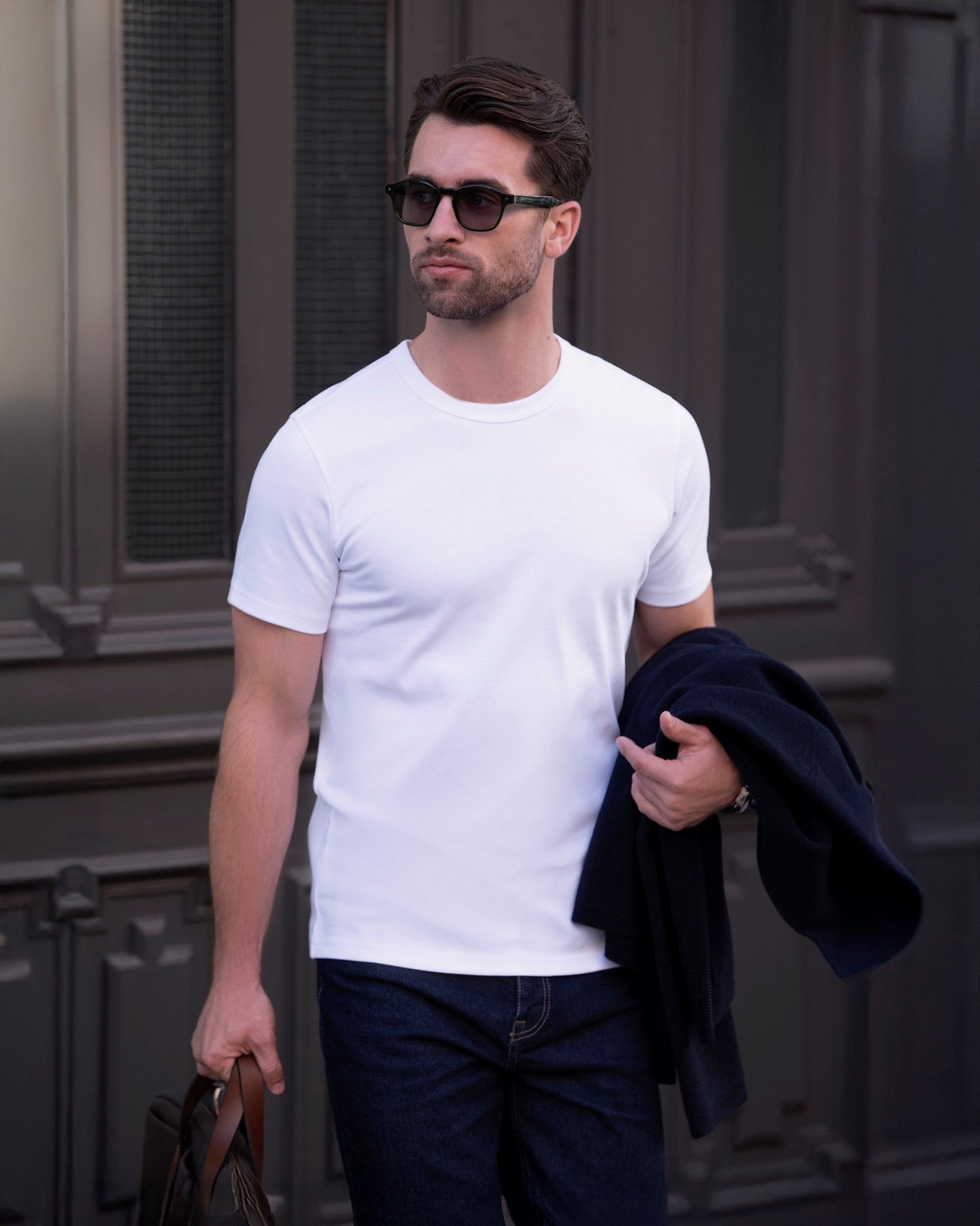 Santa Monica Men White SS26 Modelimage