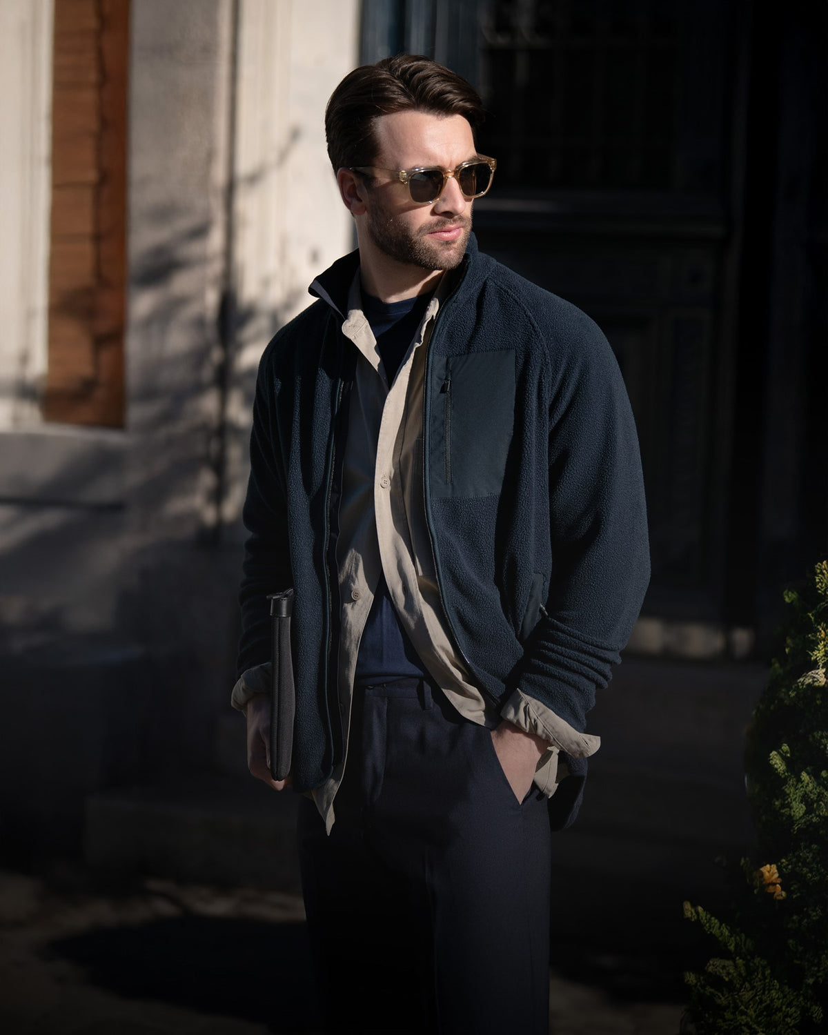 Timberlake Men Navy SS25 Modelimage