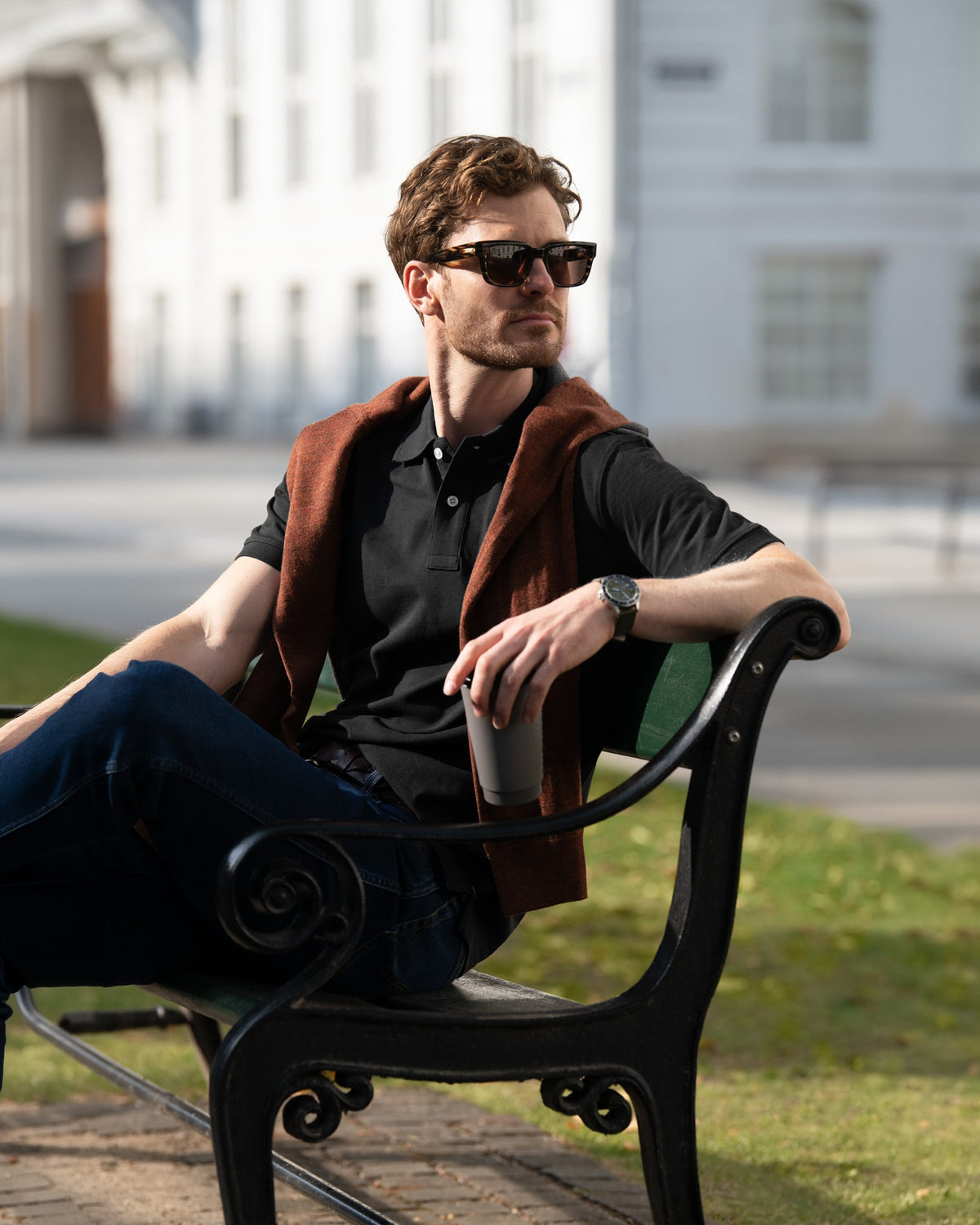 Yale Men Black SS25 Modelimage (1)